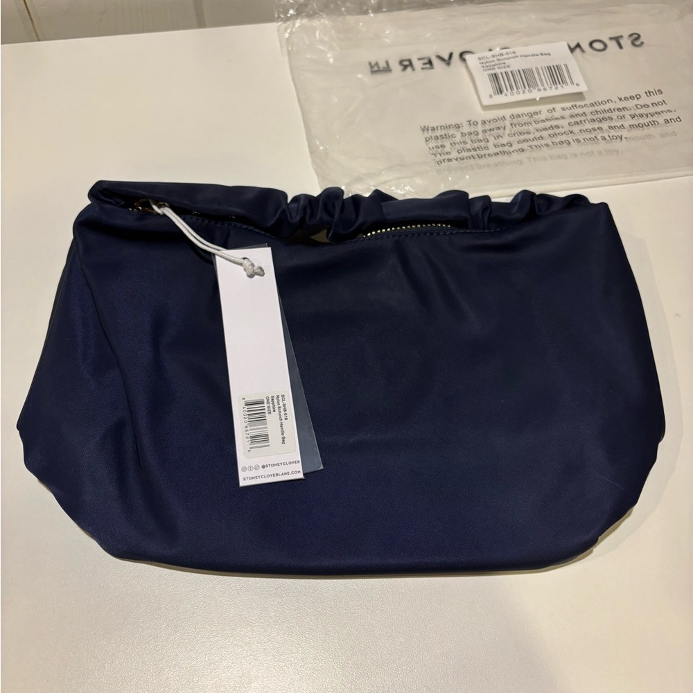 Stoney Clover Lane Scrunch Handle Bag - Sapphire